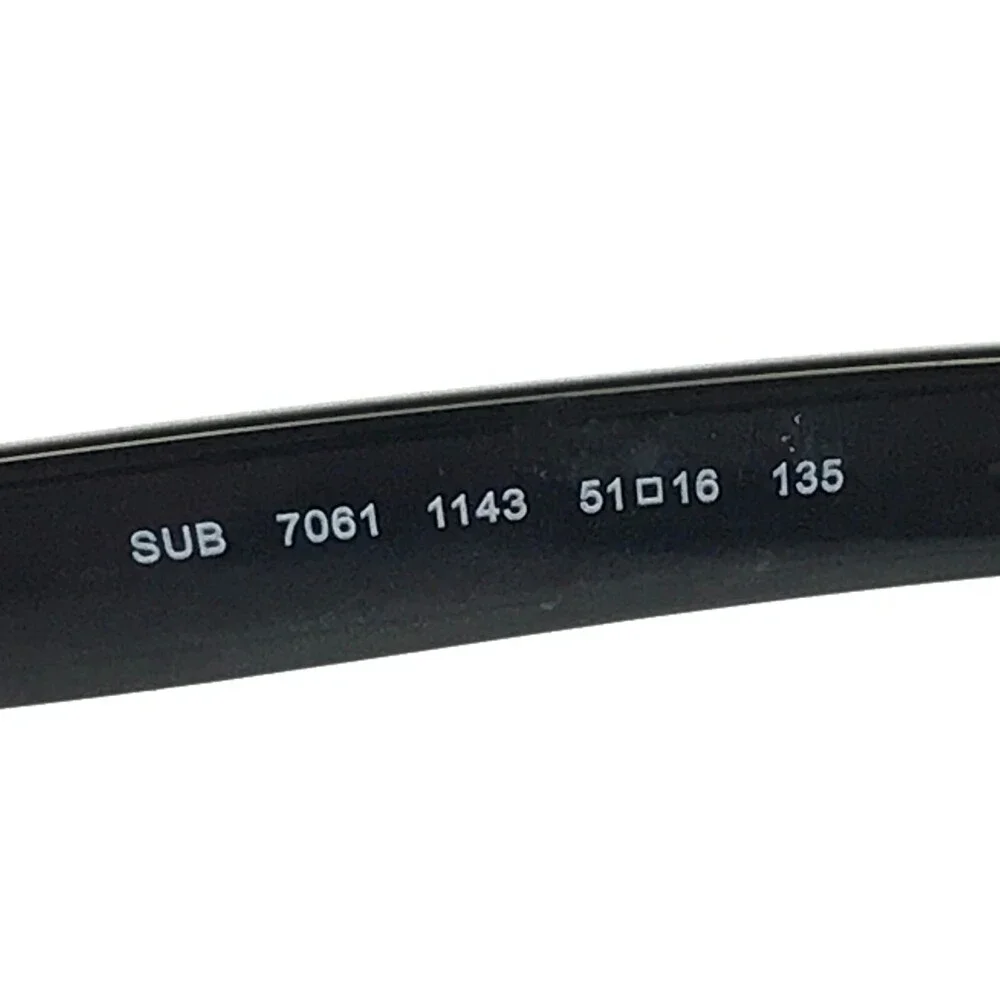 Arnette SUB 7061 1143 Eyeglasses Frames Black Rectangular Full Rim 51-16-135